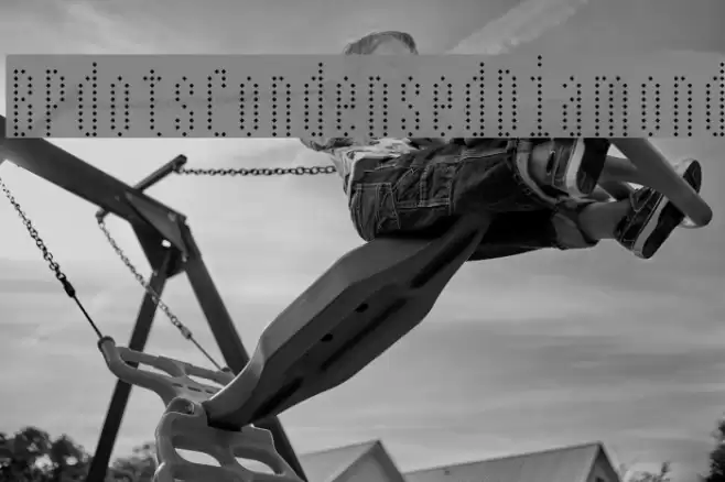 BPdotsCondensedDiamond Font examples