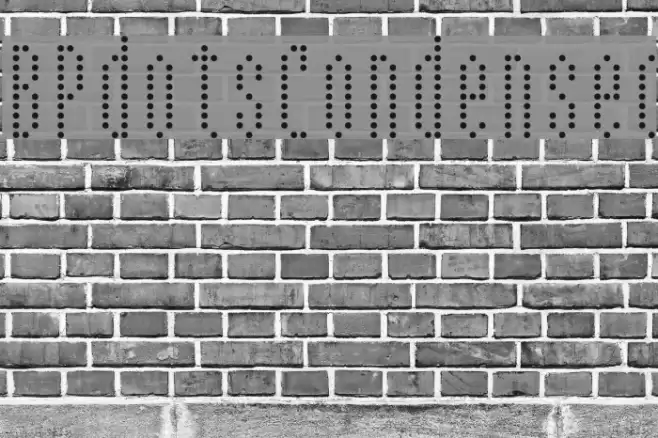 BPdotsCondensed Font examples