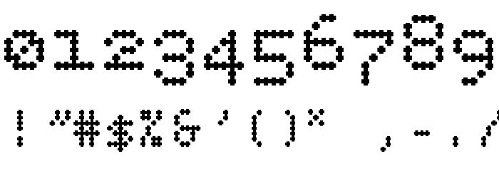 BPdotsPlus-Bold Font OTHER CHARS