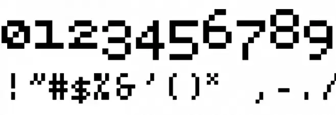 BPdotsSquares-Bold Font OTHER CHARS