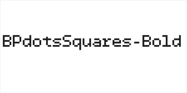 BPdotsSquares-Bold Logo