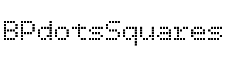 BPdotsSquares  Descarca Fonturi Gratis