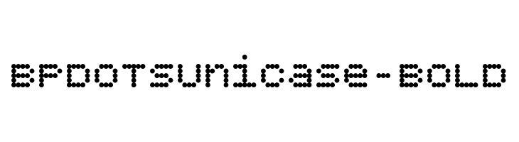 BPdotsUnicase-Bold Font