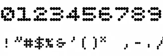 BPdotsUnicase-Bold Font OTHER CHARS