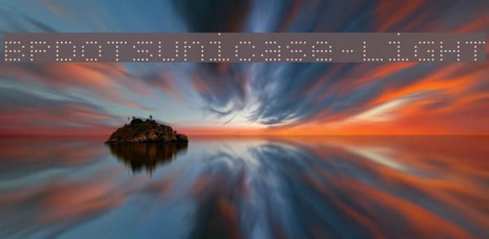 BPdotsUnicase-Light Font examples