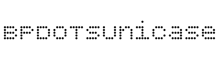 BPdotsUnicase Font