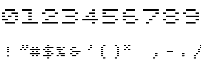 BPdotsUnicaseMinus-Bold Font OTHER CHARS