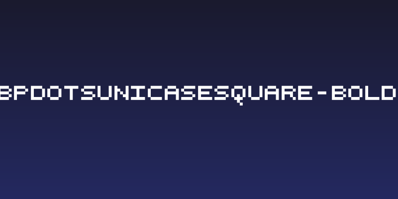 BPdotsUnicaseSquare-Bold Social Header