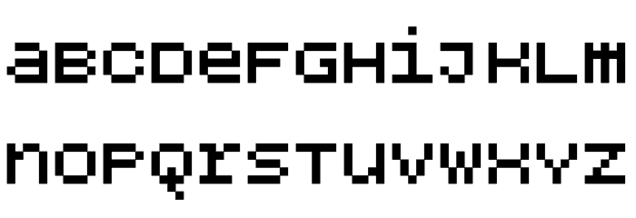 BPdotsUnicaseSquare-Bold Font LOWERCASE