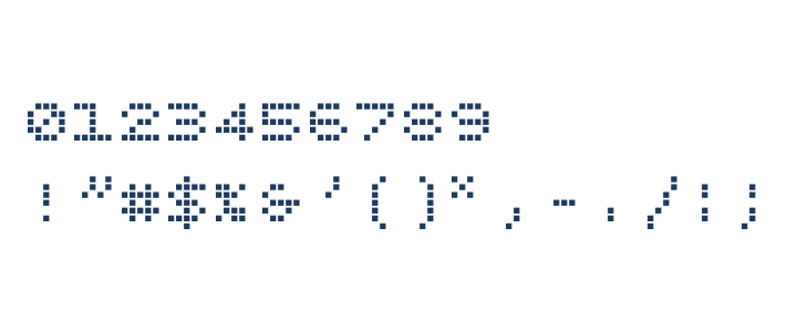 BPdotsUnicaseSquare Other Characters