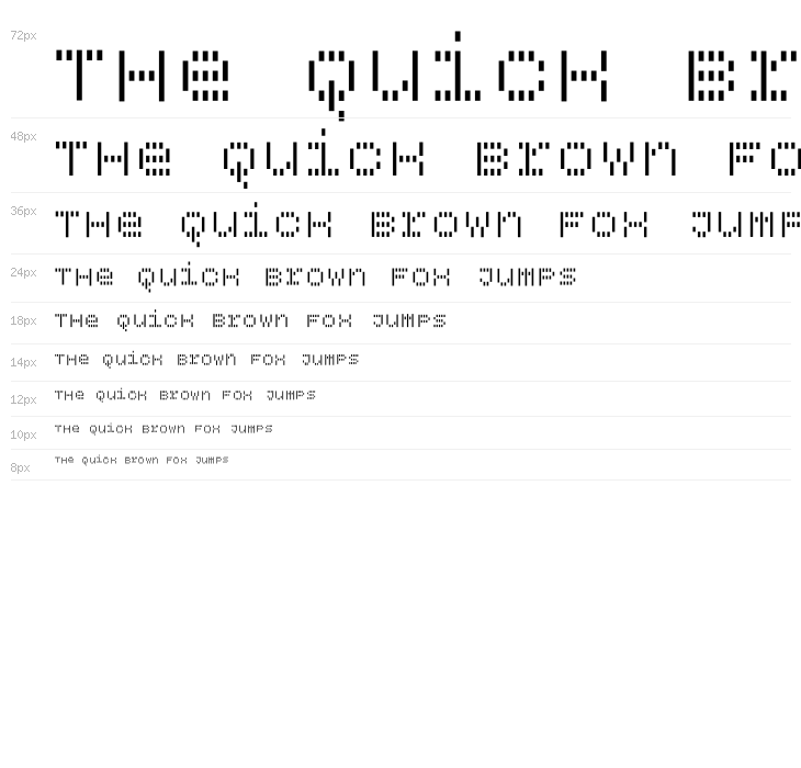 BPdotsUnicaseVertical-Bold Waterfall