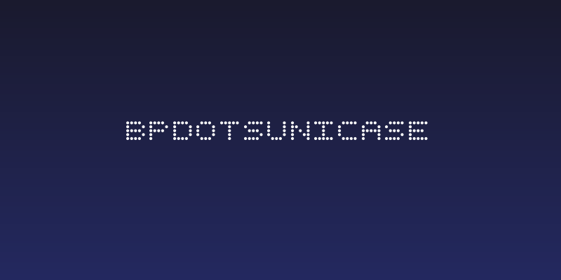 BPdotsUnicase Social Header