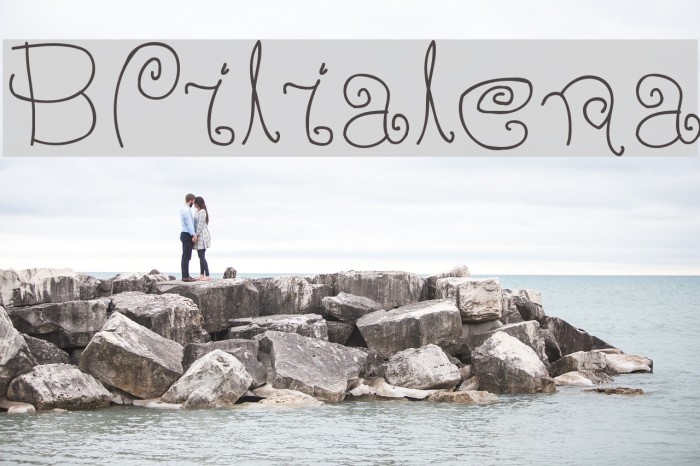BPilialena Font examples