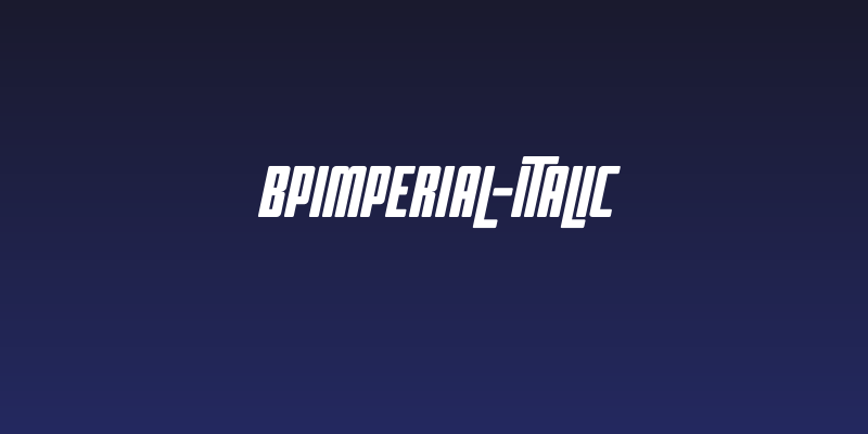 BPimperial-Italic Social Header
