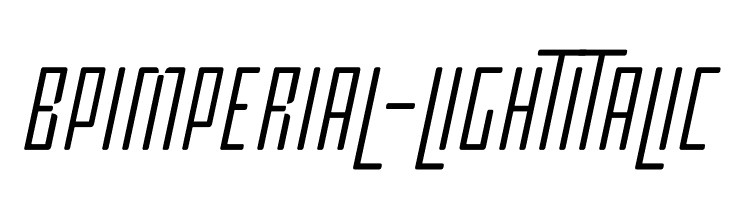 BPimperial-LightItalic  لخطوط تنزيل