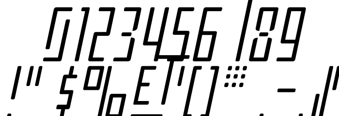BPimperial-LightItalic Font OTHER CHARS
