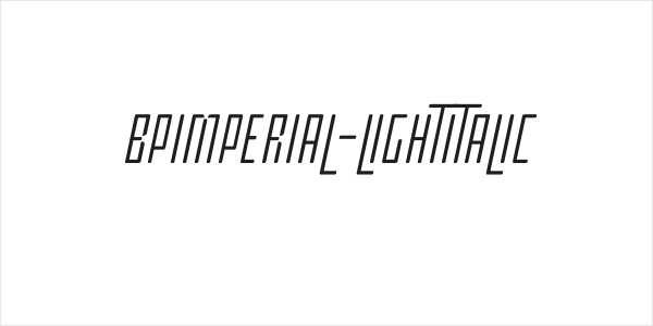 BPimperial-LightItalic Logo