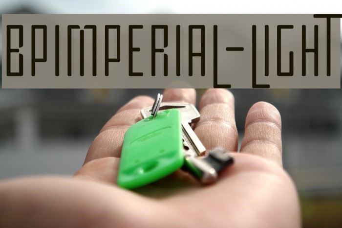 BPimperial-Light Font examples