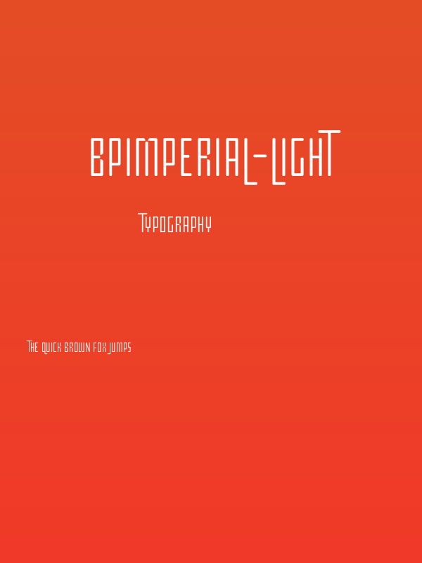 BPimperial-Light Poster