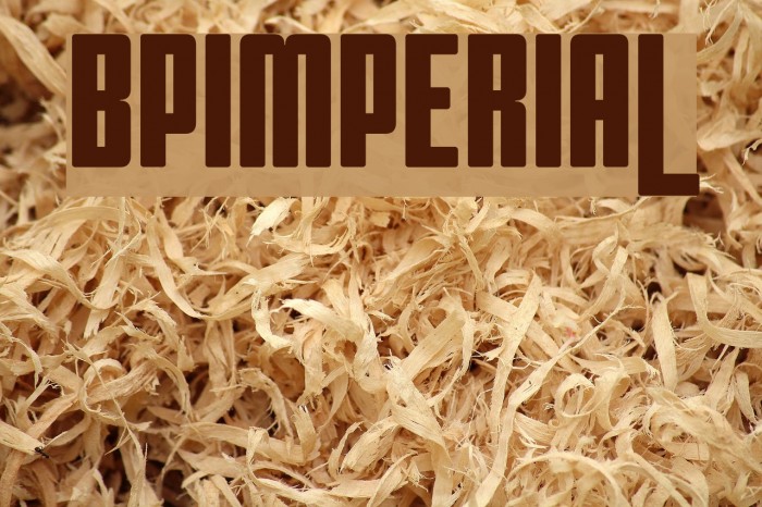 BPimperial Font examples