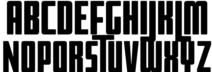 BPimperial Font LOWERCASE
