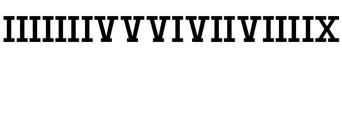 BPlatinNumerals Font OTHER CHARS