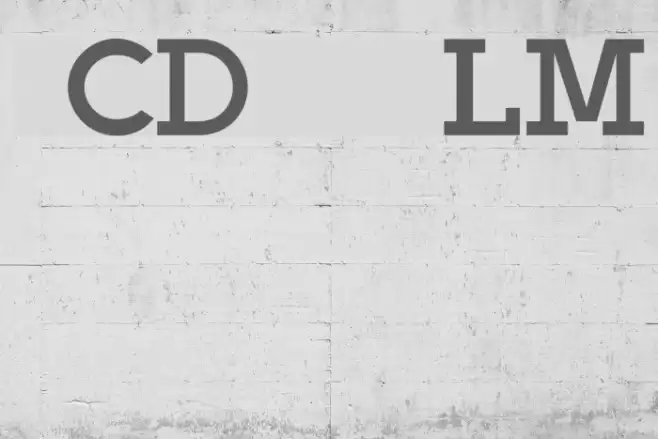 BPlatinNumerals Font examples