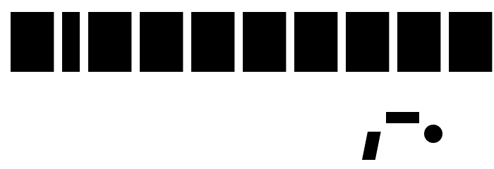 BPletterSquares Font OTHER CHARS