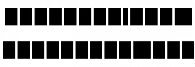 BPletterSquares Font UPPERCASE