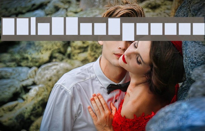 BPletterSquares Font examples