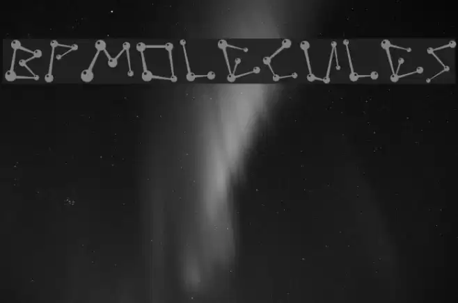 BPmolecules Font examples