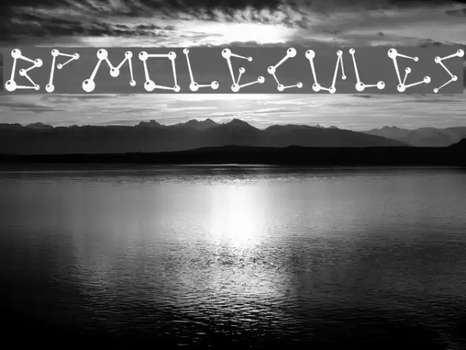 BPmolecules Font examples