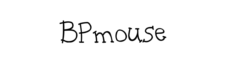BPmouse Font