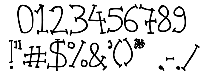 BPmouse Font OTHER CHARS