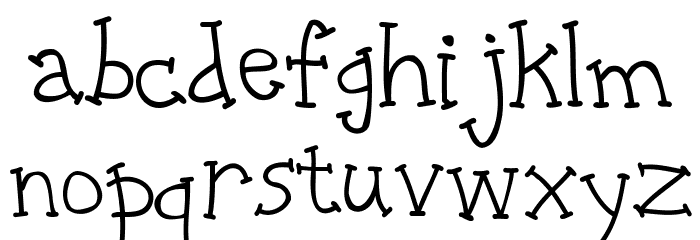 BPmouse Font LOWERCASE