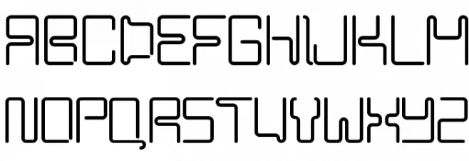 BPneon Font Litere mari
