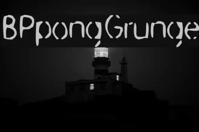 BPpongGrunge Font examples