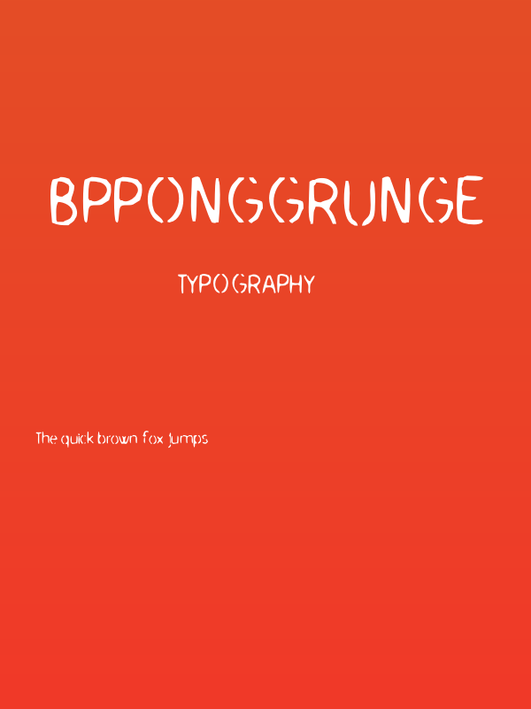 BPpongGrunge Poster