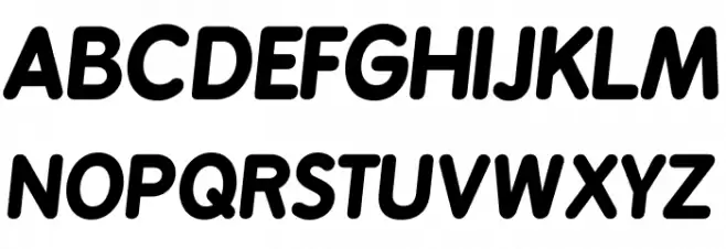 BPreplay Bold Italic Font UPPERCASE