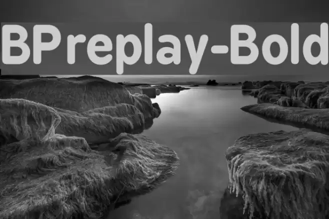BPreplay-Bold フォント examples