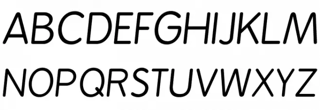 BPreplay-Italic Schriftart Groß