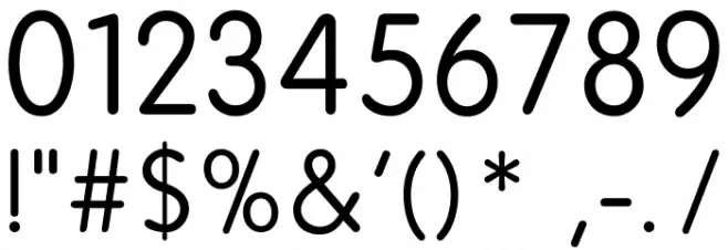 BPreplay フォント その他の文字