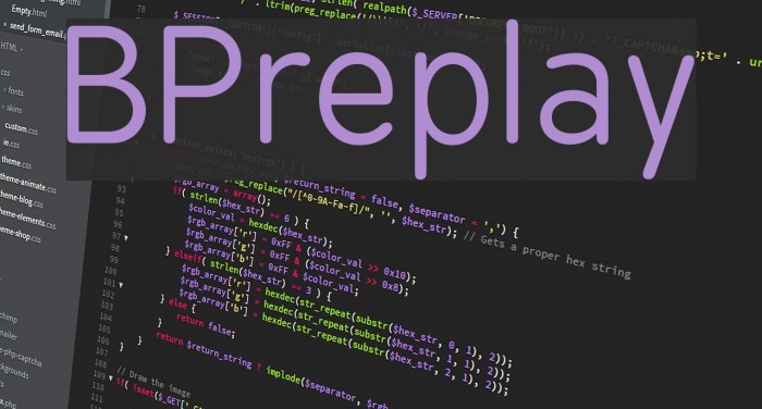 BPreplay フォント examples