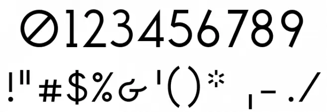 BPscript フォント その他の文字
