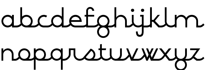 BPscript フォント 小文字