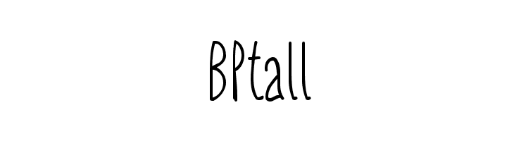 BPtall  font caratteri gratis