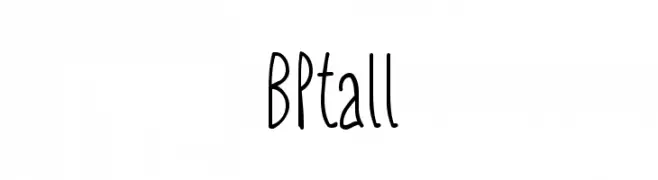BPtall  Fuentes Gratis Descargar