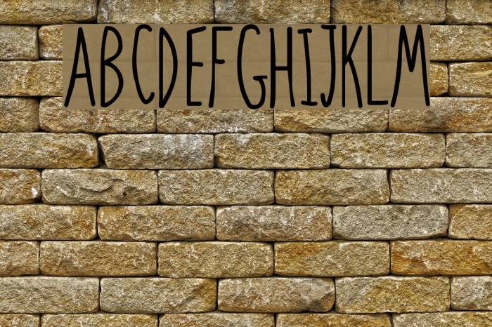BPtall Font examples