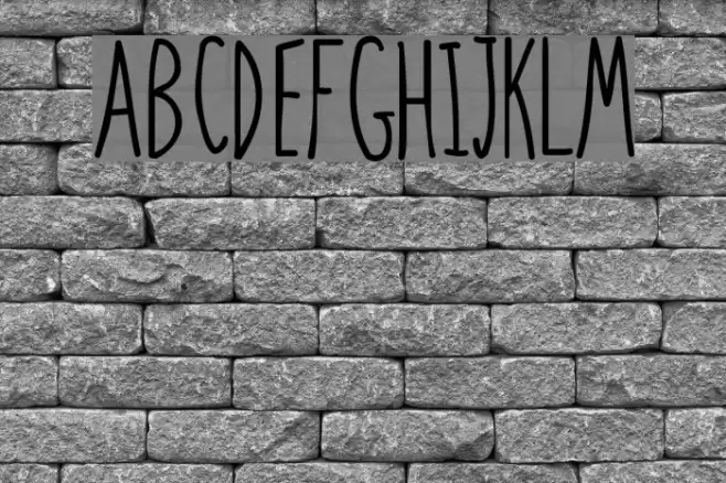 BPtall Font examples