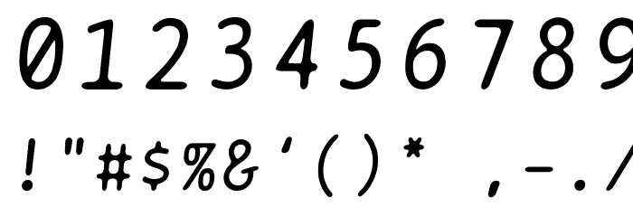 BPtypewrite-Italic Polices AUTRES CHARS